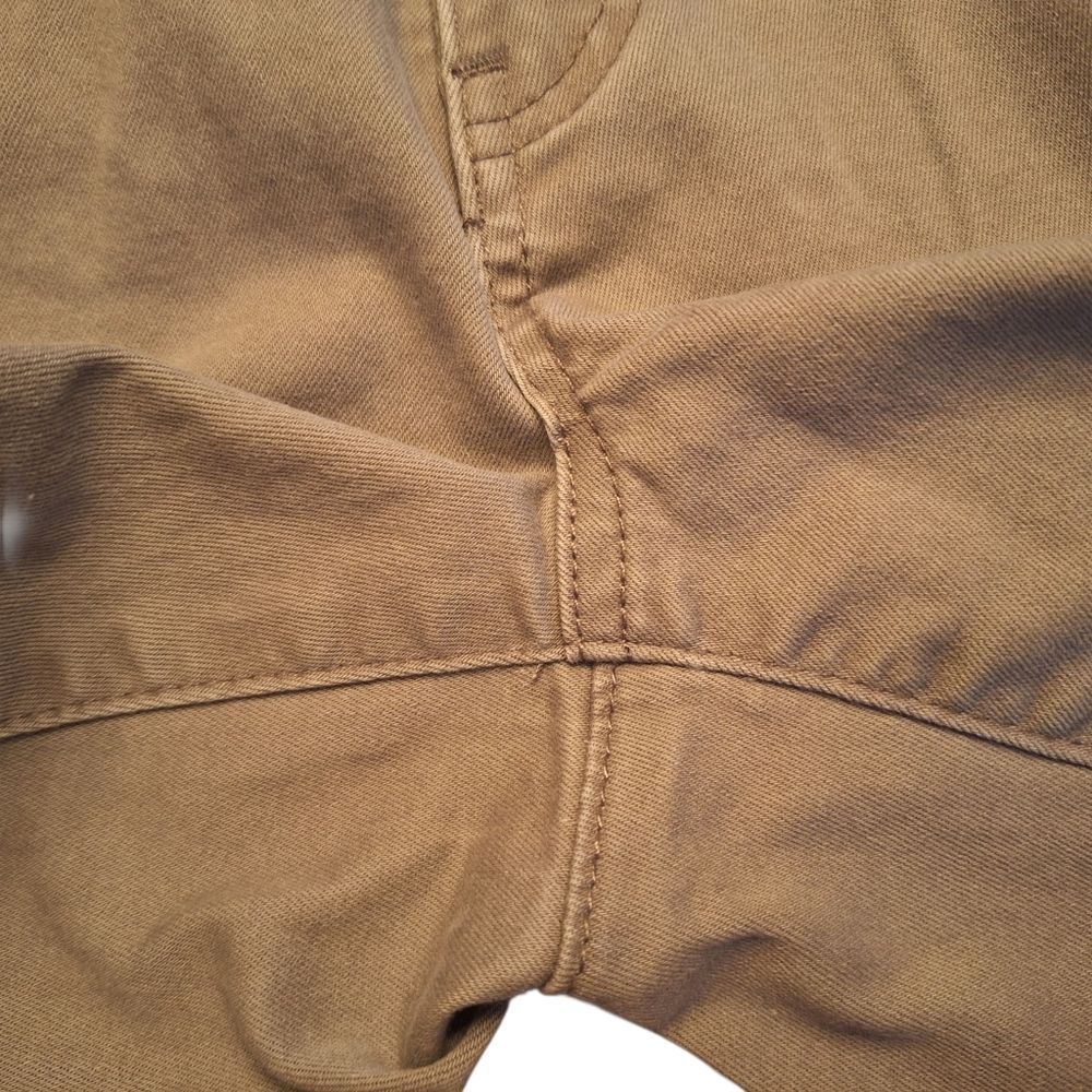Democracy Ab Technology Modest TAN Jean Bermuda Shorts Women's 4 Stretch Denim - Picture 10 of 11